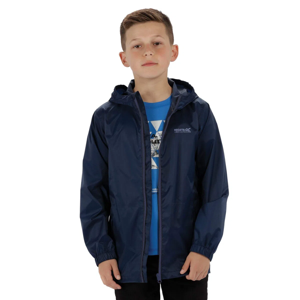 Regatta Kid PK It Jkt III Regatta Bambini Bambini Pack It Giacca Ripiegabile Impermeabile Shell, Traspirante & Durable Unisex - Bambini e Ragazzi