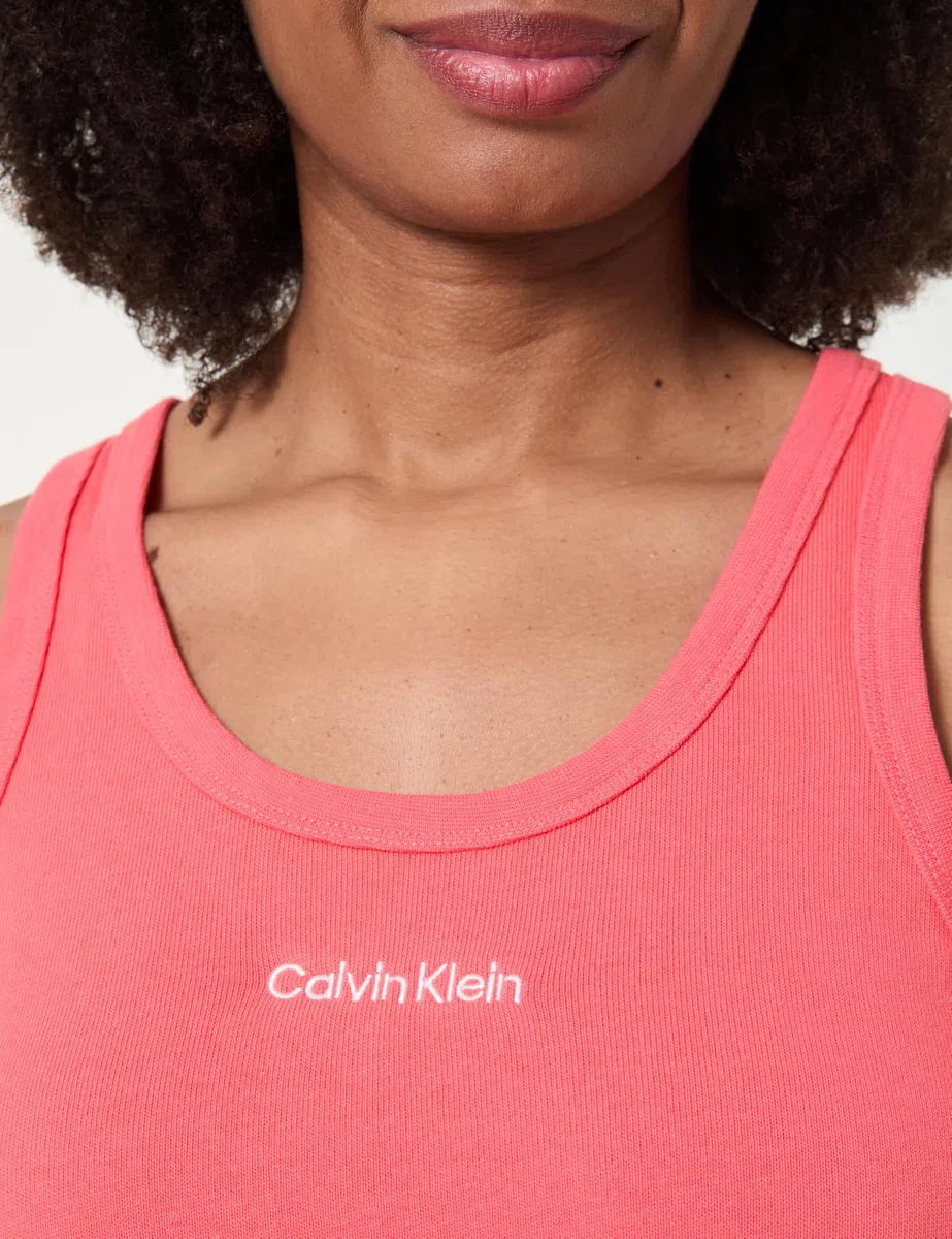 Calvin Klein Tank Lv00q61152 Beachwear Donna (Pacco da 1)