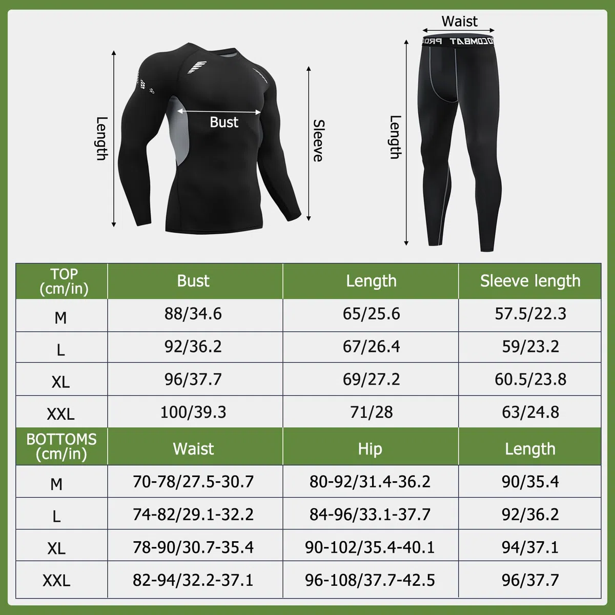 Lishang Biancheria Intima Termica Uomo Tuta Biancheria Funzionale Traspirante Maglia Intimo Termico Uomo Invernale per Sci Corsa Ciclismo Running Calcio
