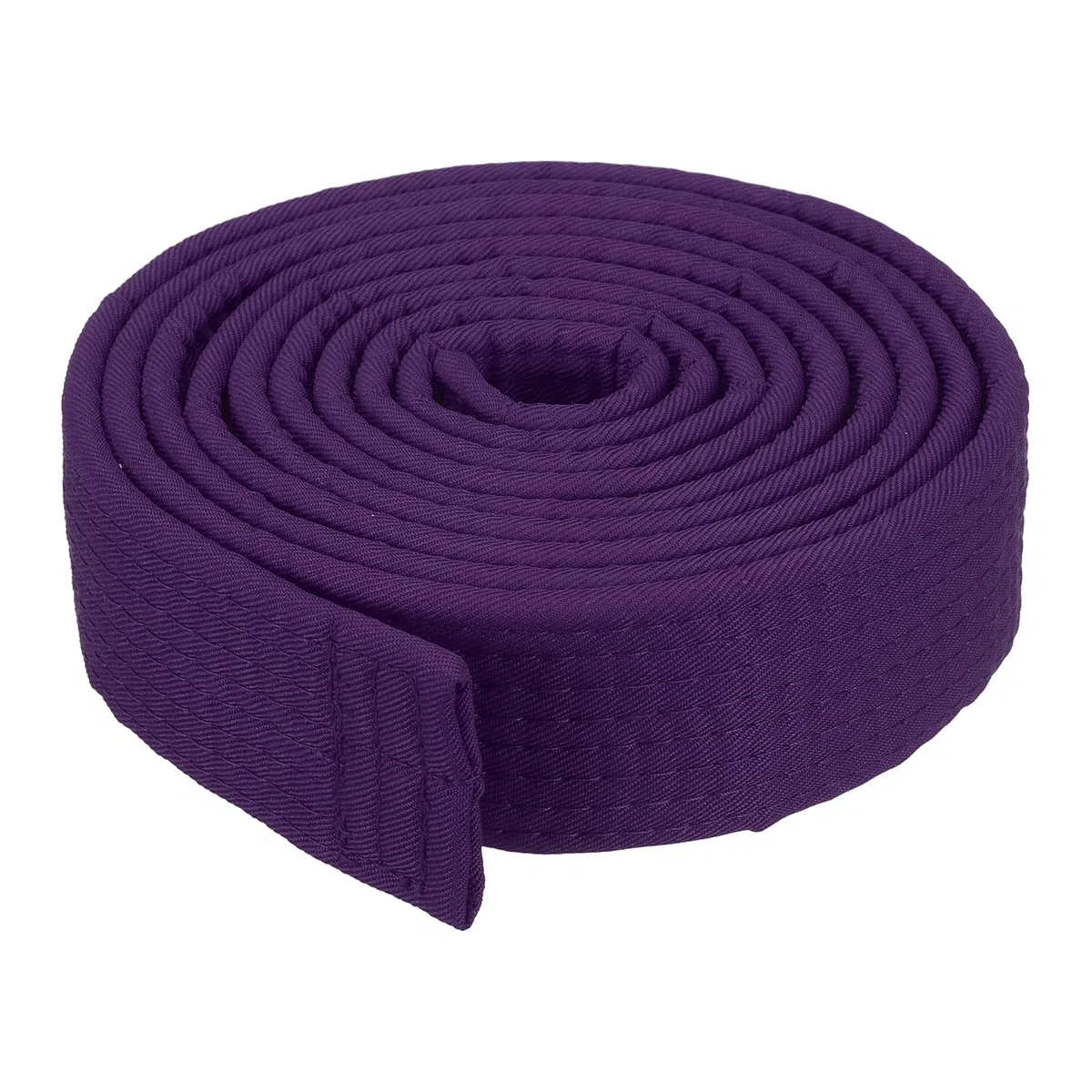 PATIKIL Cintura di Rango Colorata Taekwondo 1,6" x7,2 Piedi 2,2m, Cintura da Karate Judo Arti Marziali in Poliestere per Insegnamento Allenatore, Viola