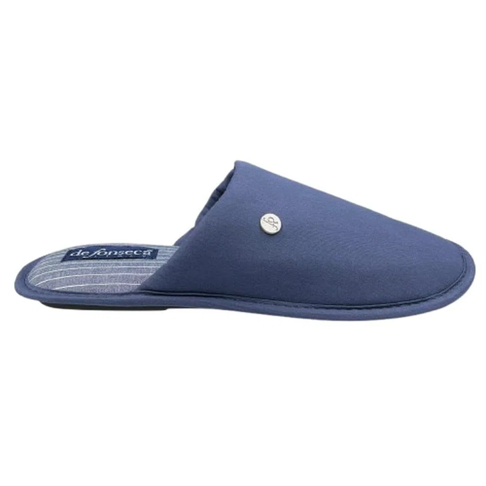 de fonseca Pantofole Uomo in Cotone, Pantofola da Camera Chiusa, Ciabatte da Casa Comode e Leggere, Stile Casual