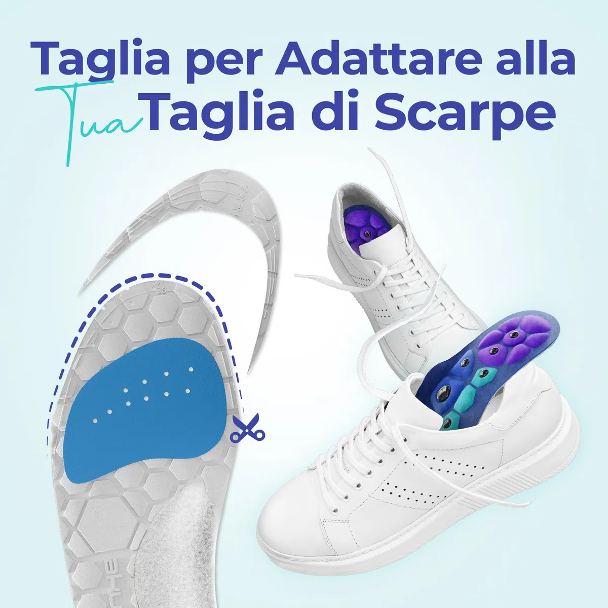 Akusoli Solette Originali | Solette Scarpe Antinfortunistiche, Soletta Scarpe Donna EU36-41.5