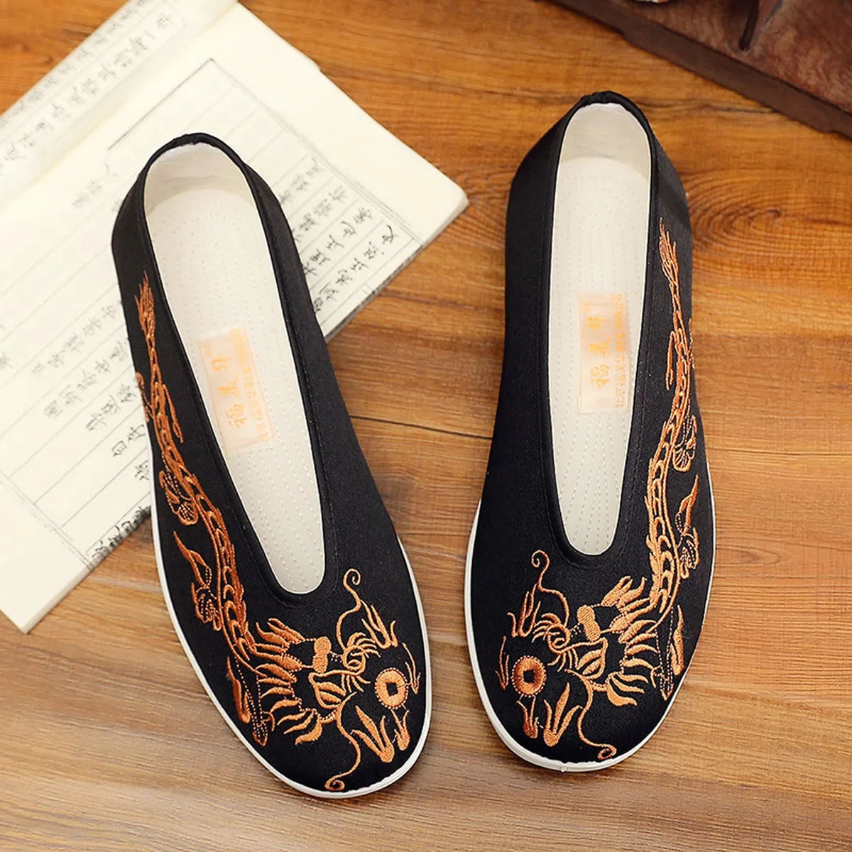 Arti Marziali Tai Chi Scarpe,Kung Fu Tai Chi Scarpe Arti Marziali,Pantofole Stile Cinese,Confortevole e Leggero,per praticare Arti Marziali Come Tai Chi,Qigong,Kung Fu e Wing Chun