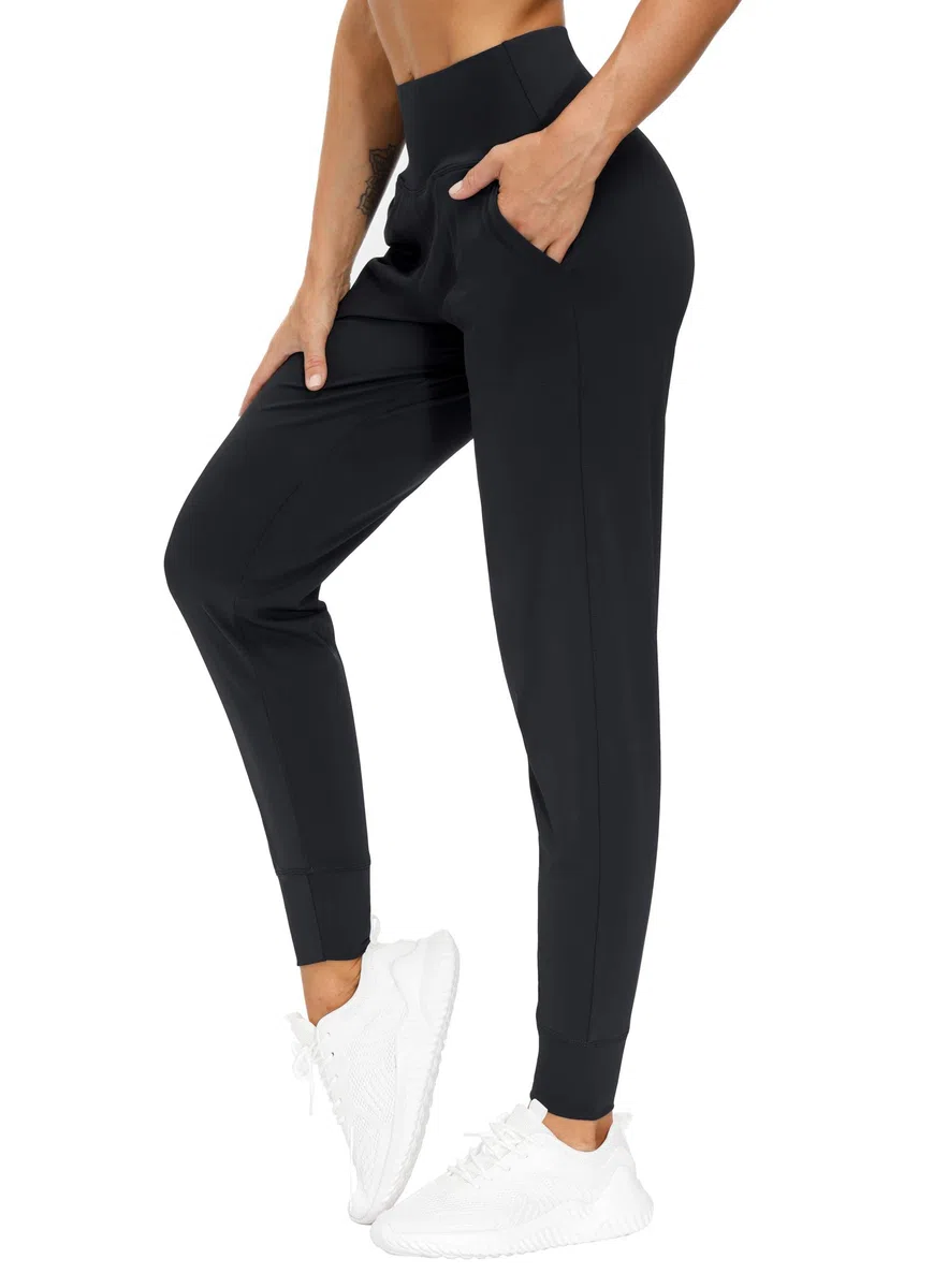 THE GYM PEOPLE Pantaloni Tuta Joggers Donna, Pantaloni Yoga e Ginnastica a Vita Alta, Leggins Sportivi per Fitness, Corsa e Tempo Libero