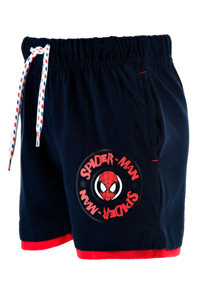 Marvel Avengers e Spider-Man Beach Set Bambino – Completo Estivo T-Shirt e Pantaloncino in Cotone – Abbigliamento Mare Piscina Bambini 3-10 Anni Supereroi