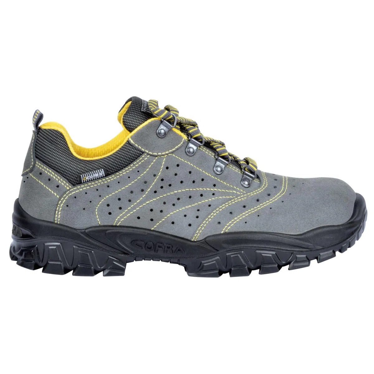 COFRA Scarpe Antinfortunistiche Unisex Sicherheitshalbschuh New Tigri S1p FO SR 43, Nero, EU, Nero, 43 EU