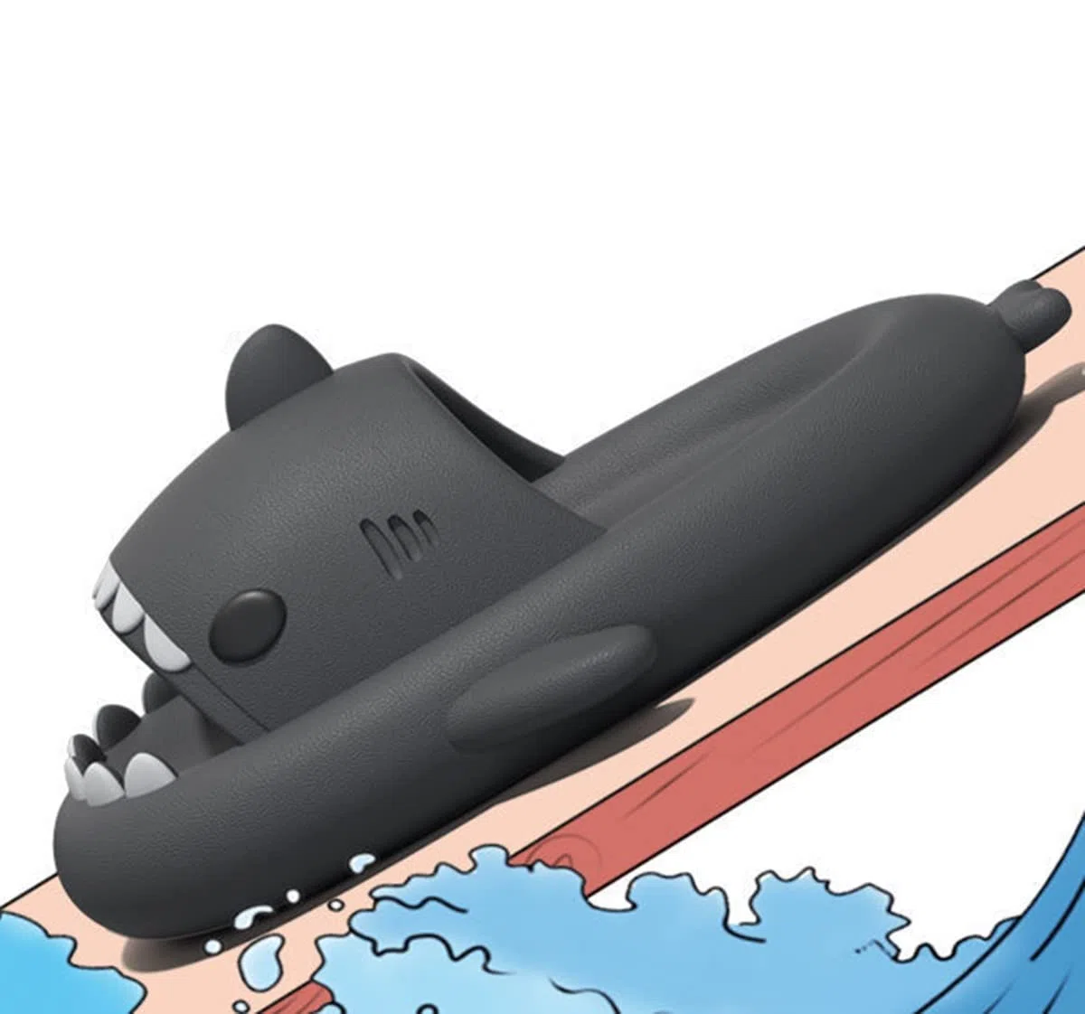 Sisttke Ciabatte Squalo Bambini Shark Slides Nuvola Sandali Ragazzi Cuscino Slippers Ragazze Casa Pantofole Spiaggia Piscina Doccia A Punta Aperta Estate Infradito