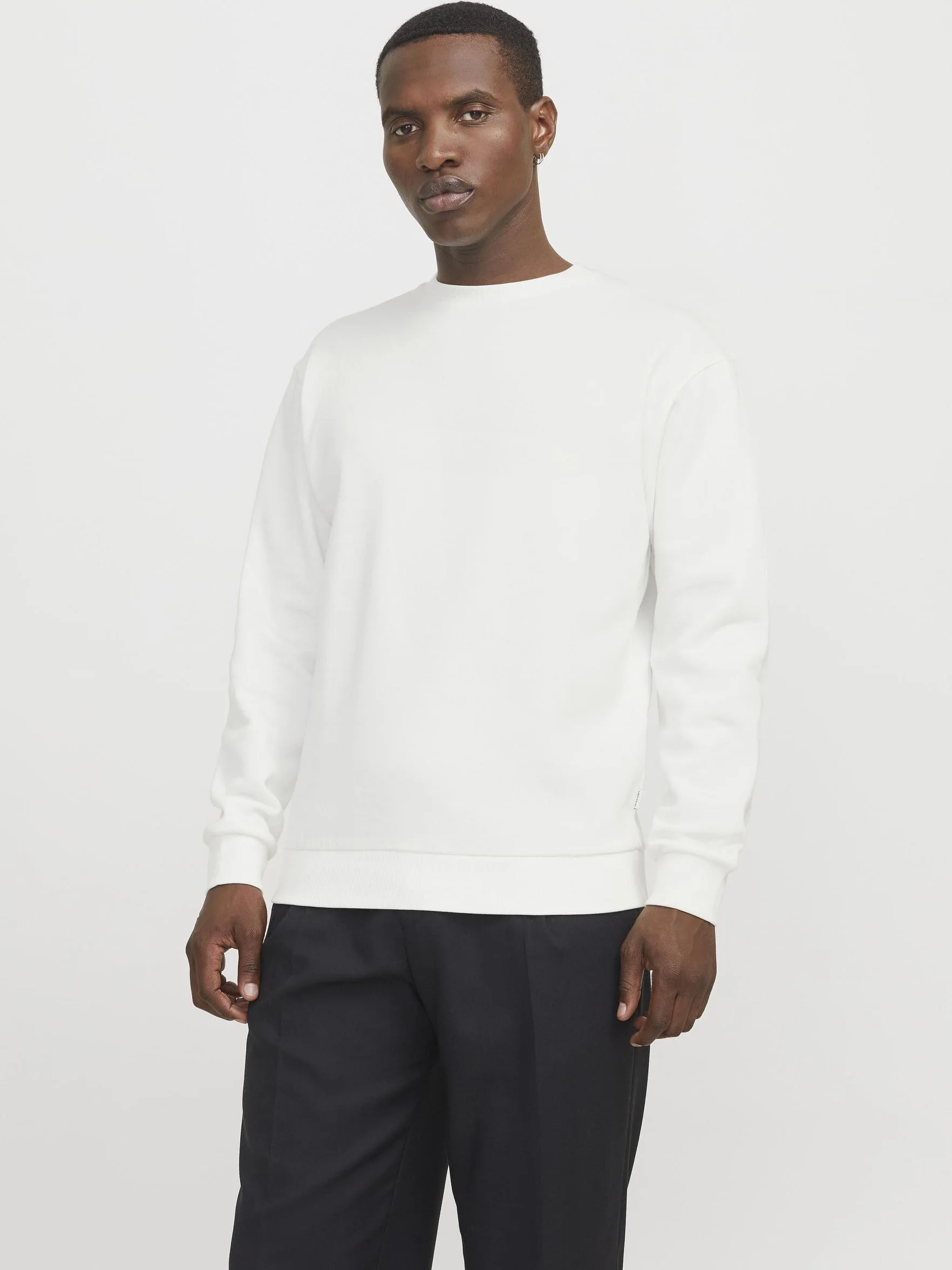 JACK & JONES Men's Jjebasic Sweat Crew Neck Noos Sweatshirt