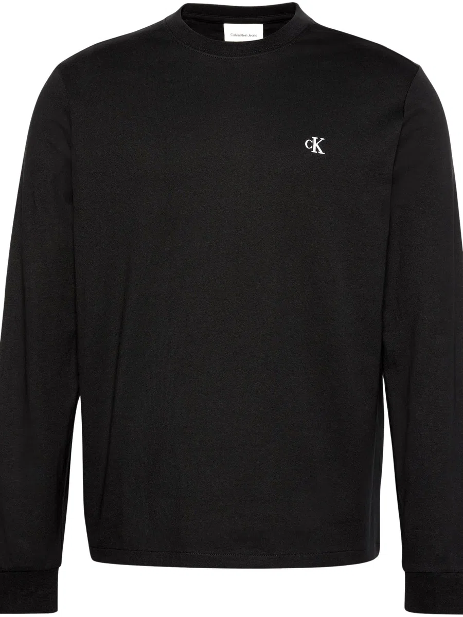 Calvin Klein LS Easy Monogram Tee Lv04rd247g Magliette Unisex - Adulto (Pacco da 1)