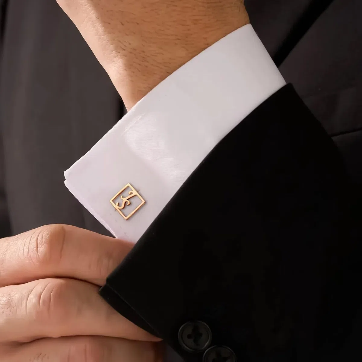 Generic Gemelli Iniziali Personalizzati per Uomo - Gemelli con Nome - Acciaio Inossidabile - Regalo per Papà