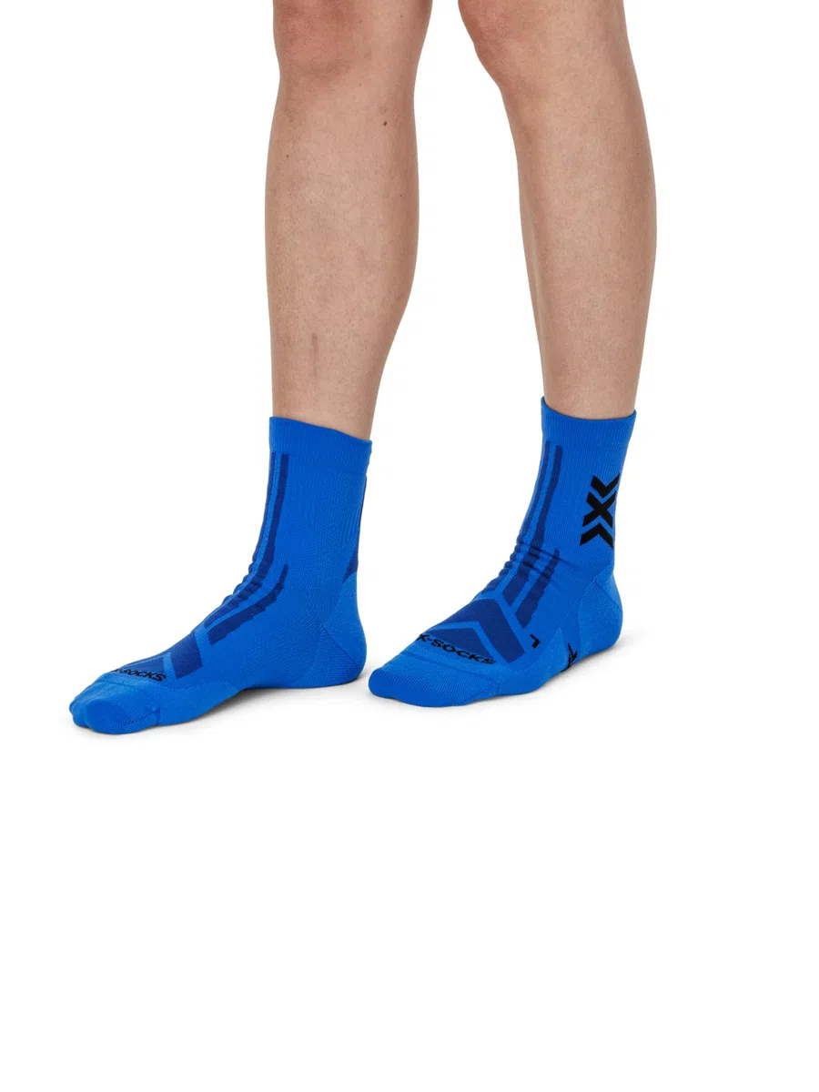 X-Socks Hike Discover Ankle Socks - Traspirabilità, protezione dalle vesciche, resistenza agli odori, maggiore comfort e durata per avventure escursionistiche prolungate: - Blu/Blu, 35-38