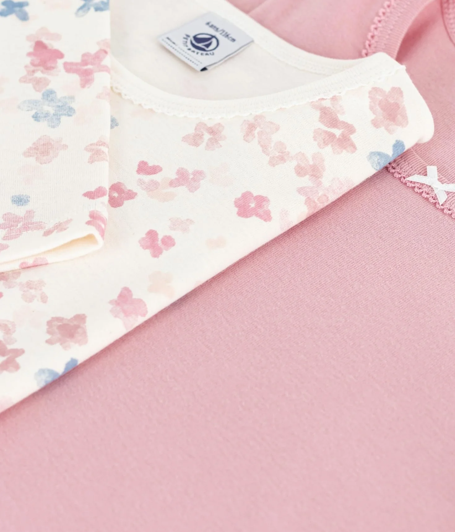 Petit Bateau 2 TS Ml VI Biancheria Intima Giorno Bambine e Ragazze (Pacco da 2)