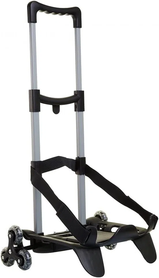 BE BOX SJ SEVEN - CARRELLO TROLLEY PORTA ZAINO TRIPLE RUOTE - NERO