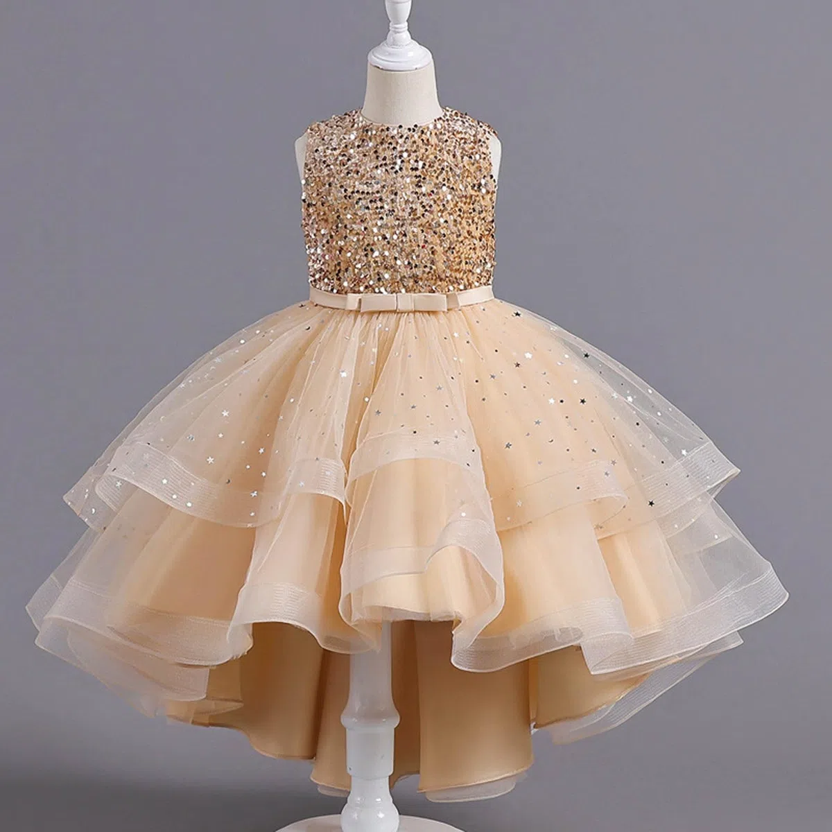 Vestito da bambina 56, elegante, in pizzo, per battesimi, matrimoni, feste, ragazze