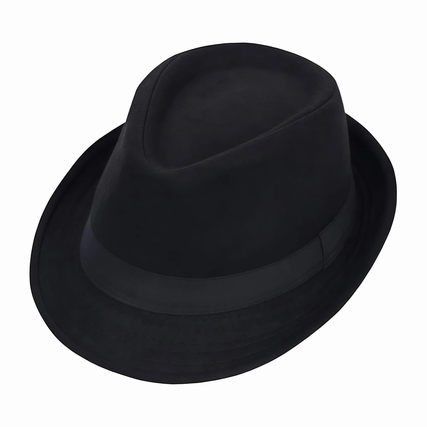 Cappello Fedora stile retrò classico Manhattan, cappello jazz, unisex, per spettacoli teatrali, feste, spettacoli, cosplay, matrimoni, vita quotidiana