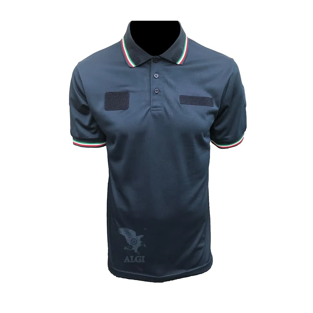 ALGI Polo Guardie Giurate MOD. Poly Microfibra Blu Navy