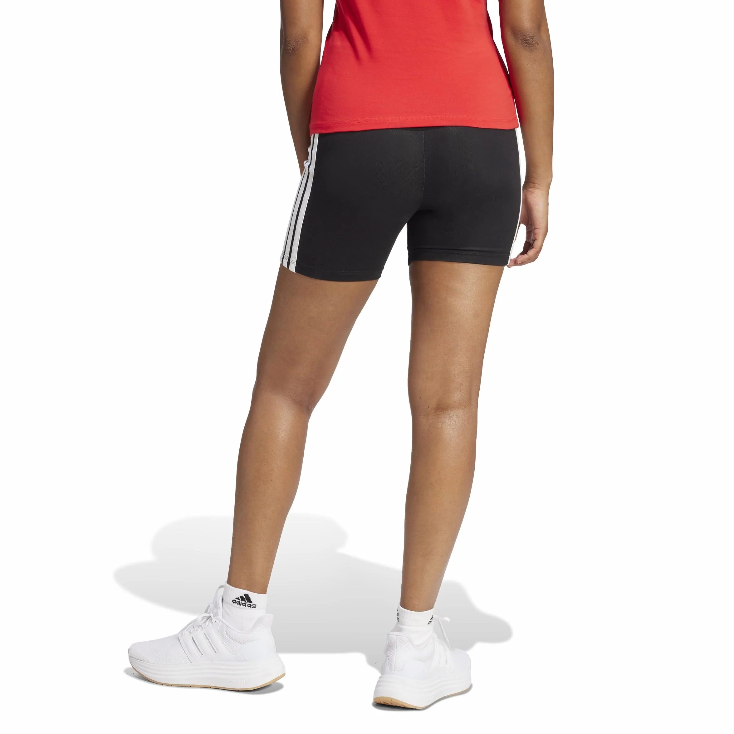 adidas Women Short Essentials 3-Stripes High Waisted Biker