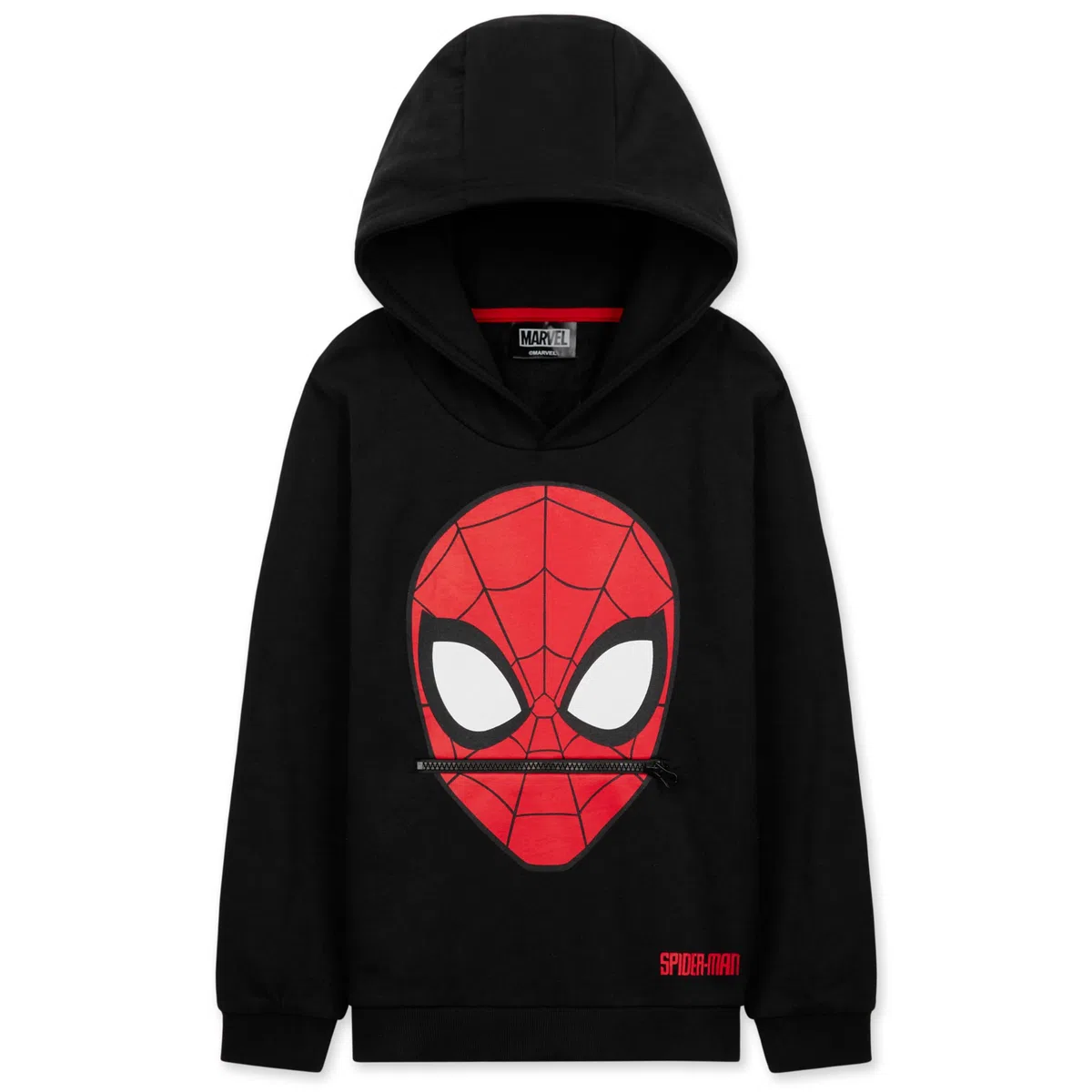 Marvel Felpa Bambino - Felpa con Cappuccio Spiderman 3-12 Anni - Felpe Ragazzo in Cotone Spiderman Abbigliamento Bambino