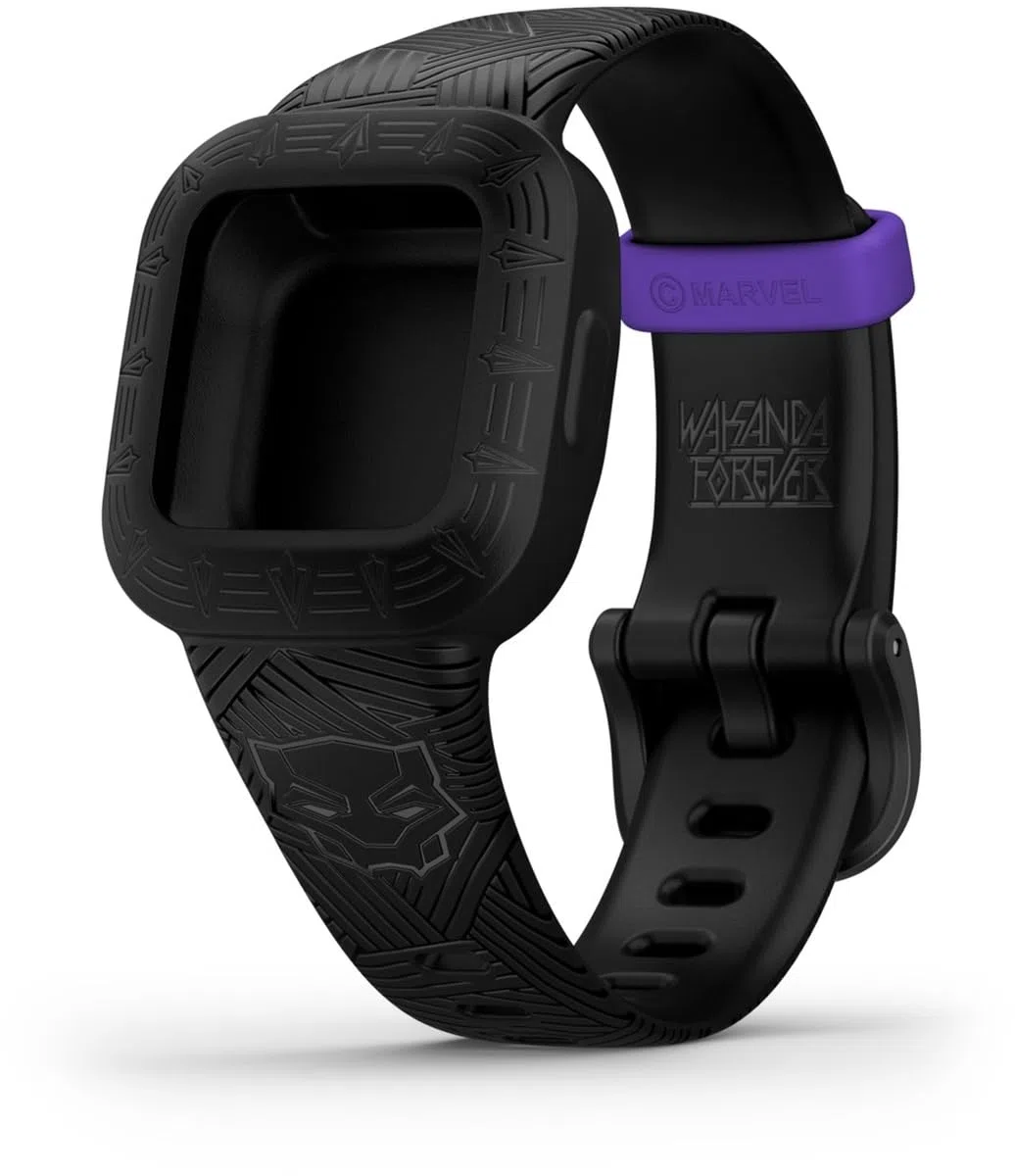 Garmin Marvel Unisex - Adulti Accy Bands, Vivofit Jr3, jr.3, Black Panther, TU EU