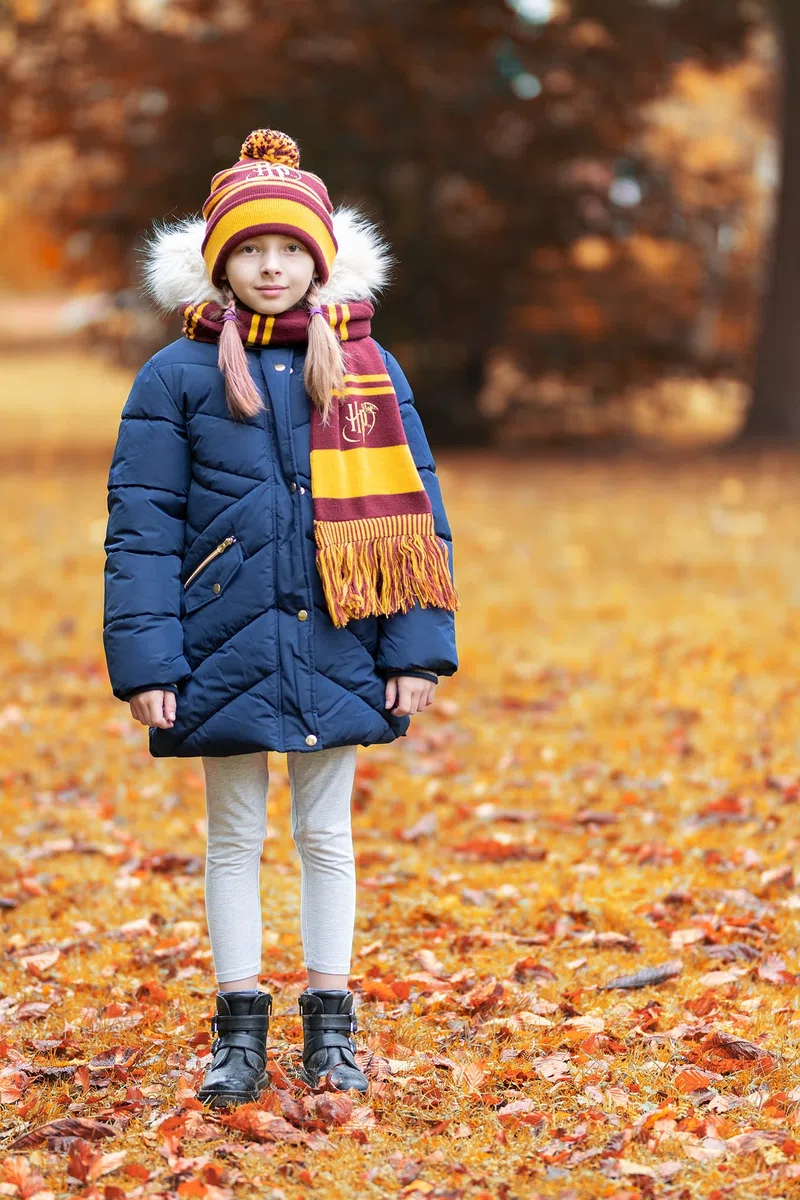 Harry Potter - Sciarpa personalizzata per bambini - Sciarpa di lana - Taglia unica - Merchandise ufficiale