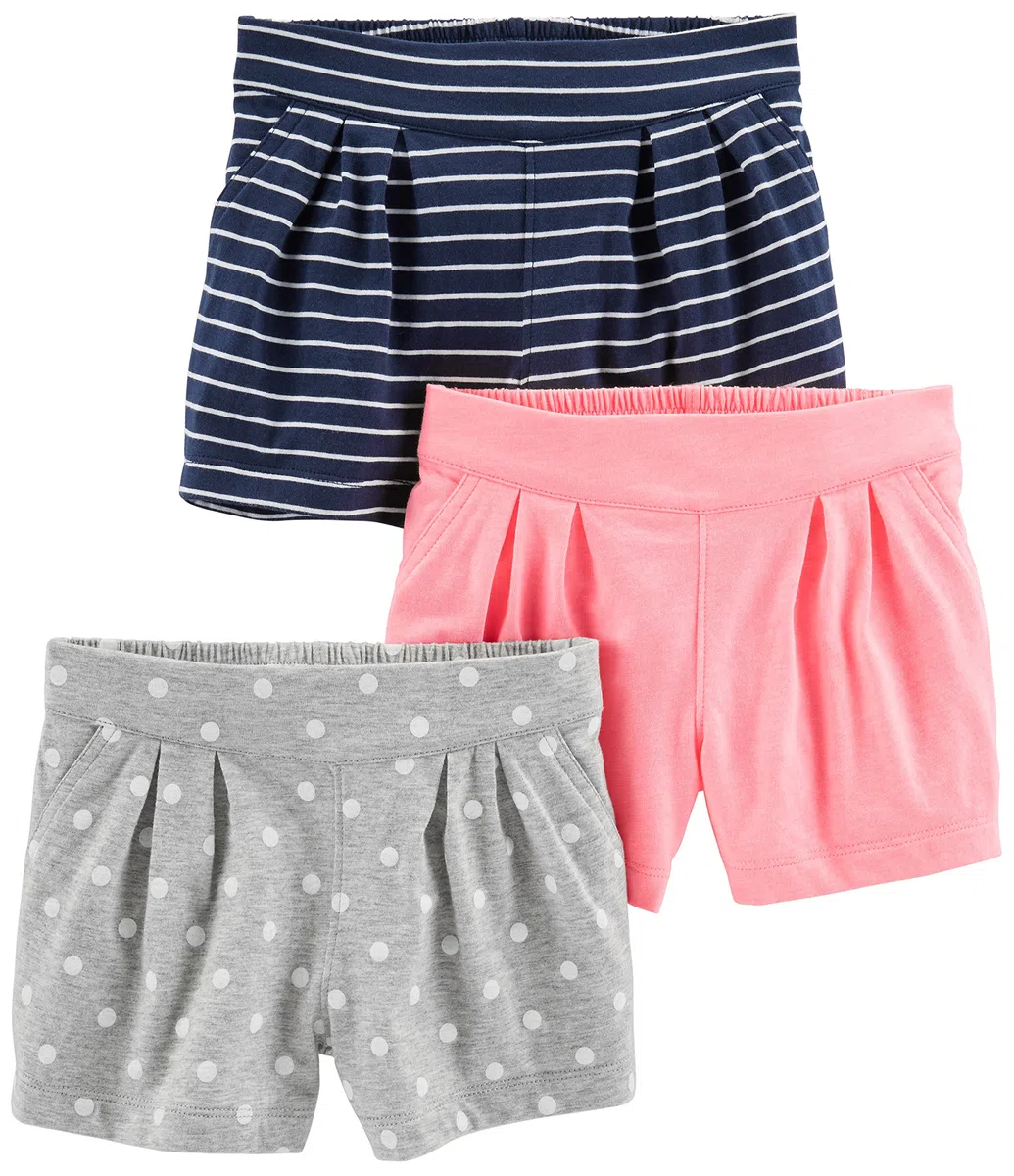 Simple Joys by Carter's 3-pack Knit Shorts infant-and-toddler-shorts Bimba 0-24