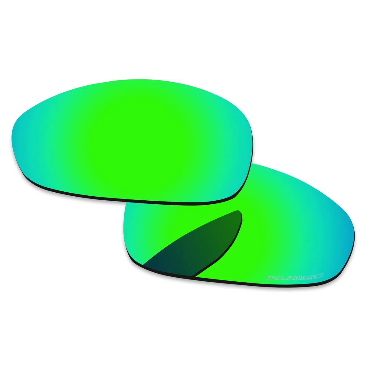 Sostituzione lenti & Kit gomma per Oakley Juliet, Verde bluastro - Polarizzato, Taglia unica