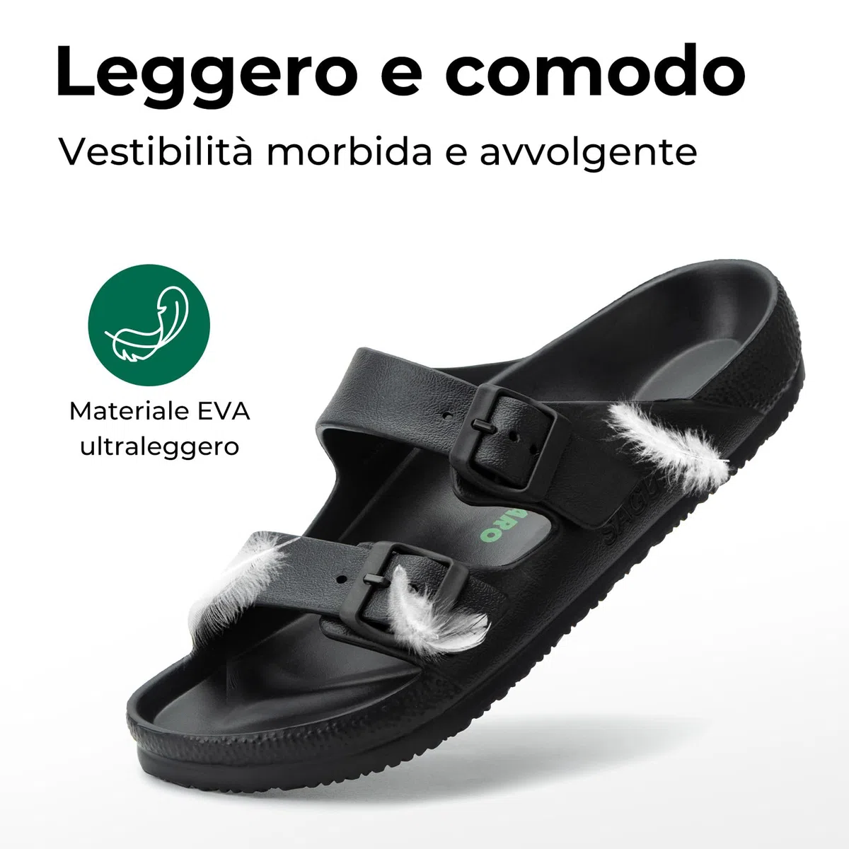 SAGUARO Estivi Infradito Uomo Spiaggia Sabot Eva Ciabatte Piscina Pantofole Donna Giardino Zoccoli 36-48