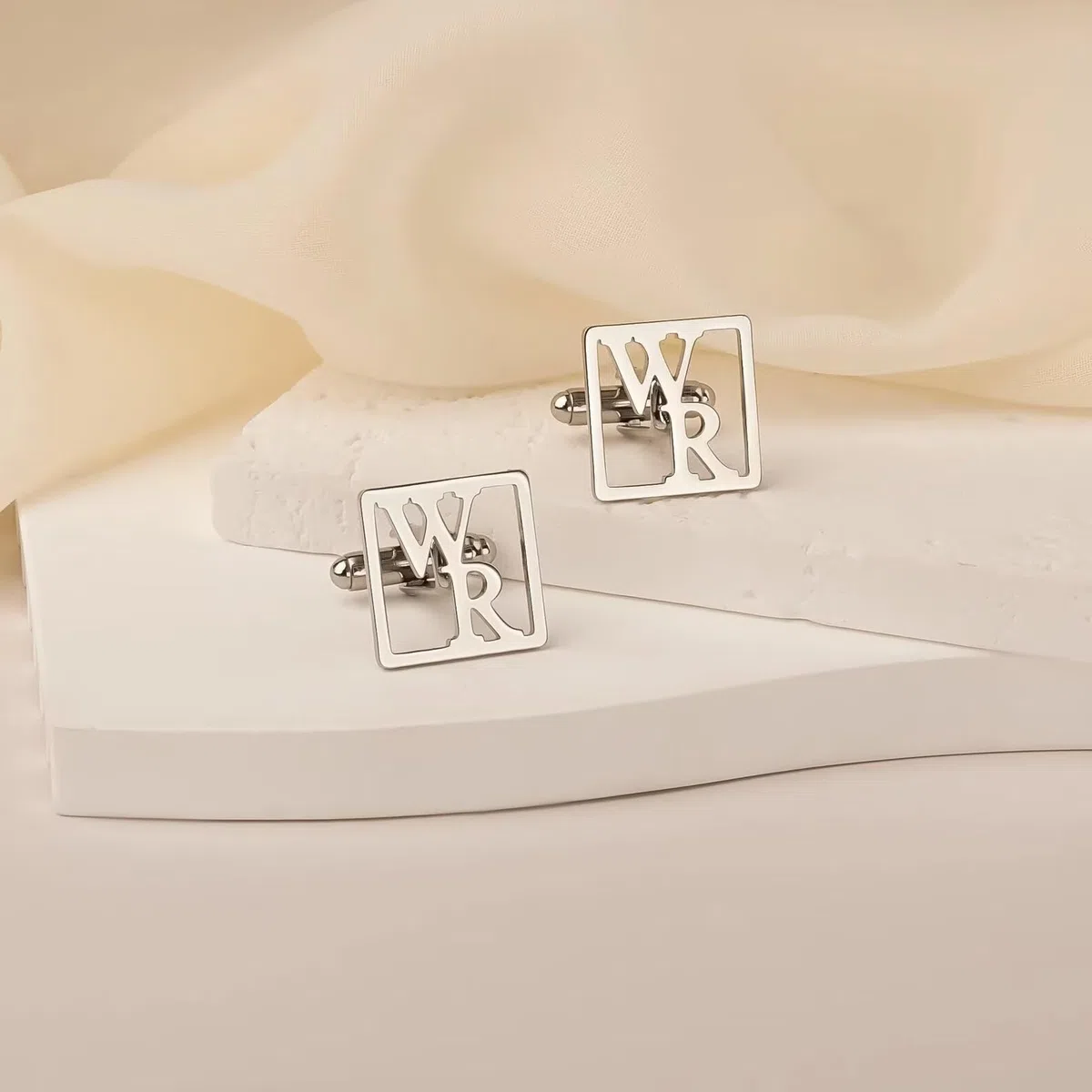 Generic Gemelli Iniziali Personalizzati per Uomo - Gemelli con Nome - Acciaio Inossidabile - Regalo per Papà
