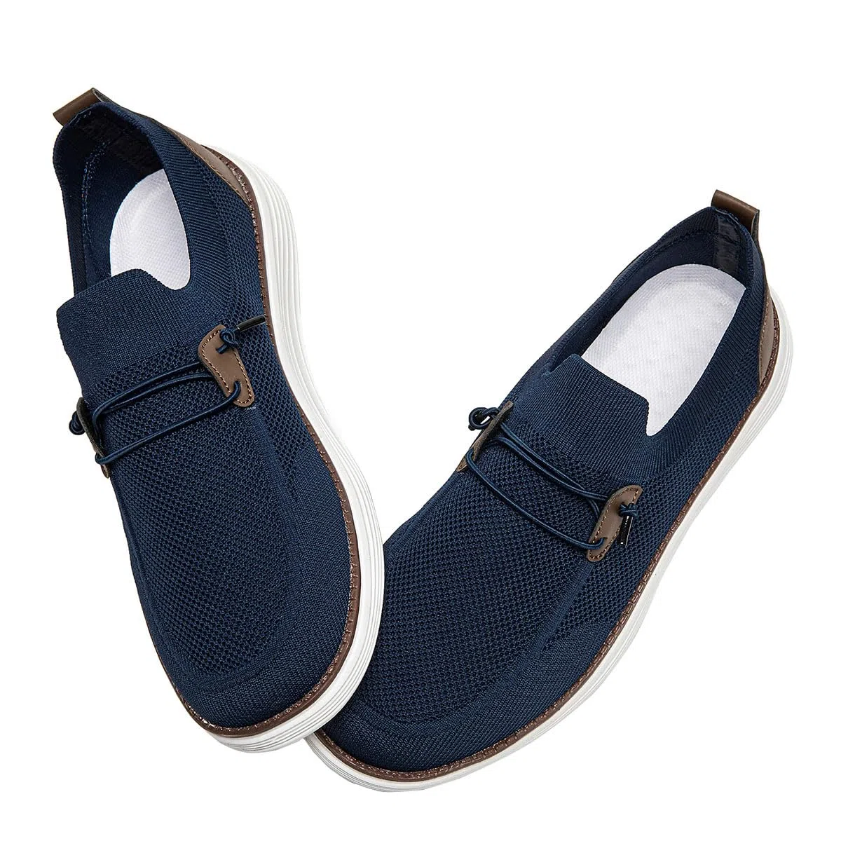 Mocassini da Uomo Pantofole Piatte Slip on Mocassino Pantofole Scarpe da Barca Scarpe da Passeggio Scarpe da Completo Comode Traspiranti Leggere Fitness Sneakers
