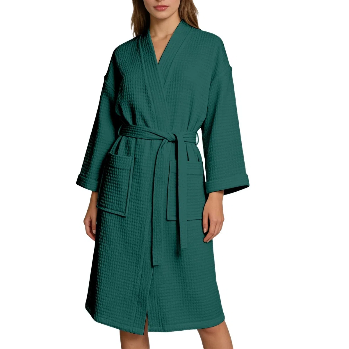 Generisch Accappatoio da donna e uomo, unisex, leggero, ad asciugatura rapida, morbido e morbido, in negligee oversize