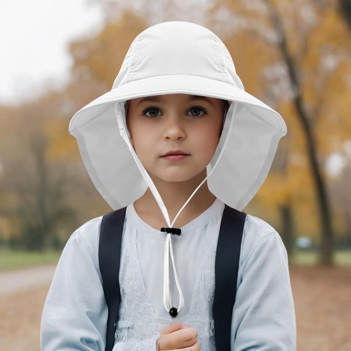 MASOCIO Cappellino Estivo Sole Neonato Bambino Cappello Spiaggia Tesa Larga Regolabile