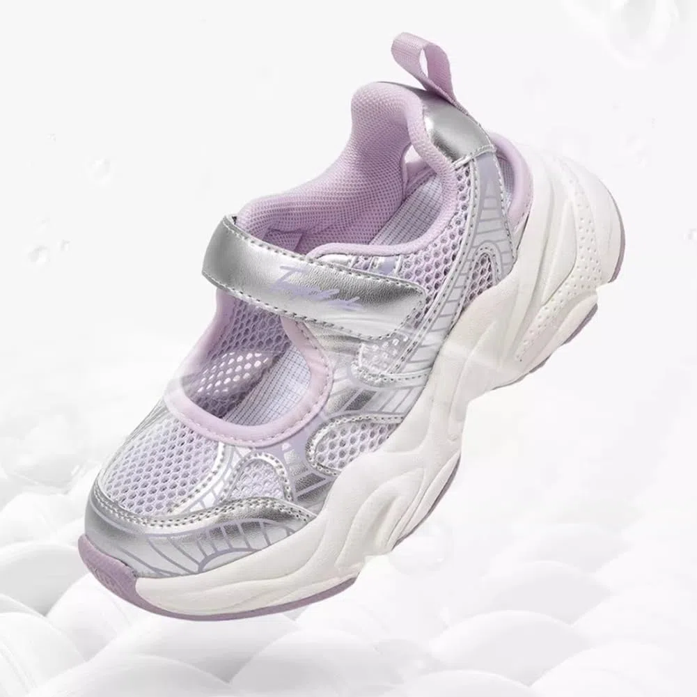 Sandali sportivi a punta chiusa per ragazze scarpe estive in rete traspirante per bambini piccoli e grandi