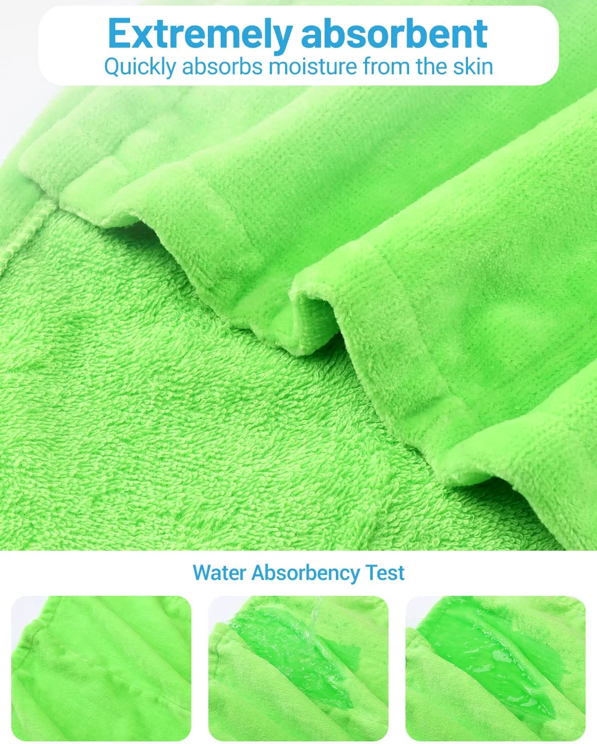 WYTbaby Accappatoio Bambini Personalizzato Con Cappuccio 100% Cotone Spugna