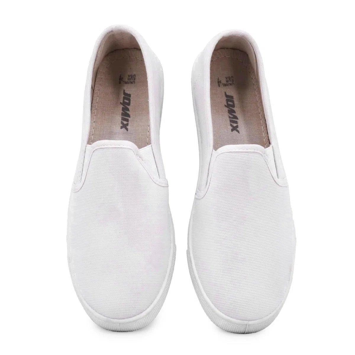 JOMIX Scarpe Slip On Donna in Tela Scarpe Leggere Traspiranti da Lavoro Tempo Libero o Casa Facili da Indossare Suola Antiscivolo