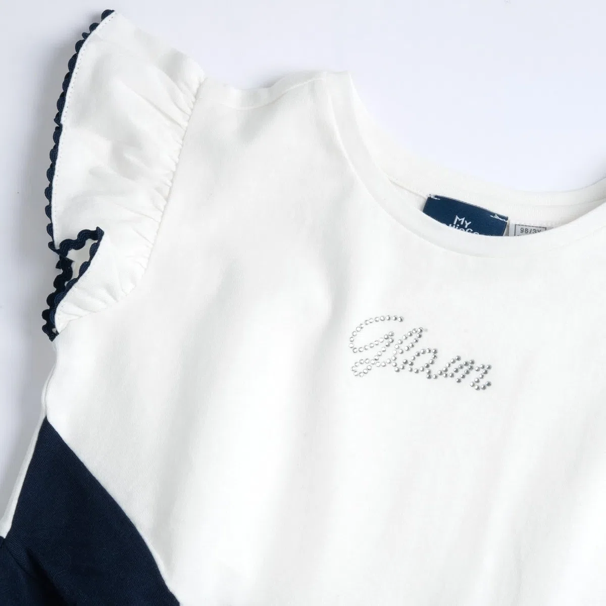 Chicco, Vestito Bambina, Vestito Elegante a Maniche Corte, in Cotone Leggero, Ideale Come Abito Cerimonia, Abbigliamento Bambina, Designed in Italy