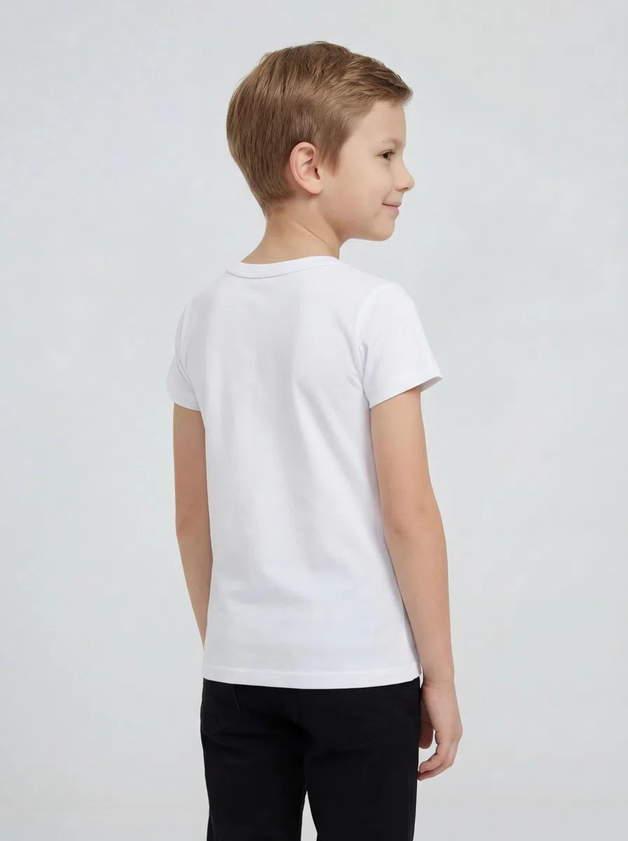 TupTam Canottiera Bambino – Set 5 Canottiere Maniche Corte, 100% Cotone, Morbide e Traspiranti
