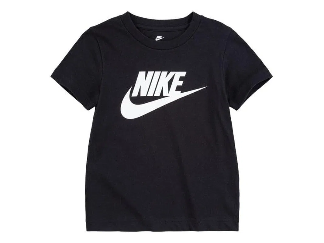 NIKE T-SHIRT BAMBINO NERA 8U7065023 Nero