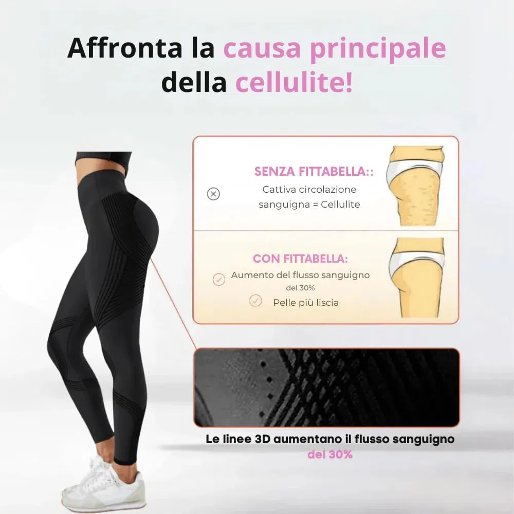SWZEC FittaBella Sculptura | Leggings termoattivo 3D