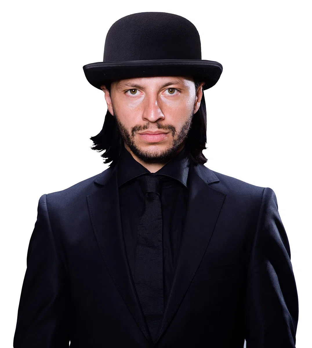 Dress Up America Cappello Derby - Bombetta Derby - Costume Cappello Bombetta Nero
