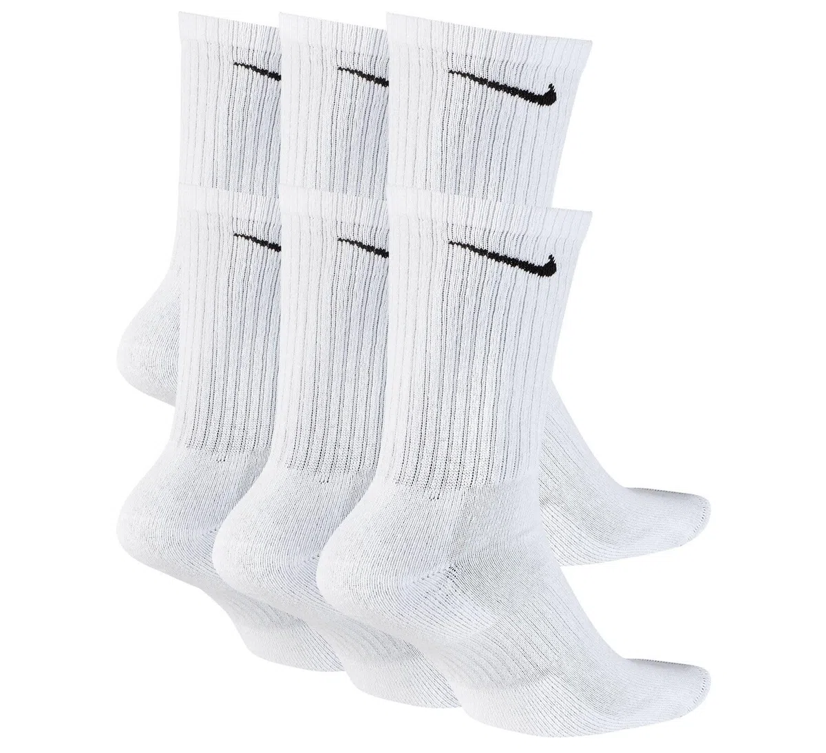 NIKE 6 paia di calzini Everyday Cushioned Crew SX7664-100/L