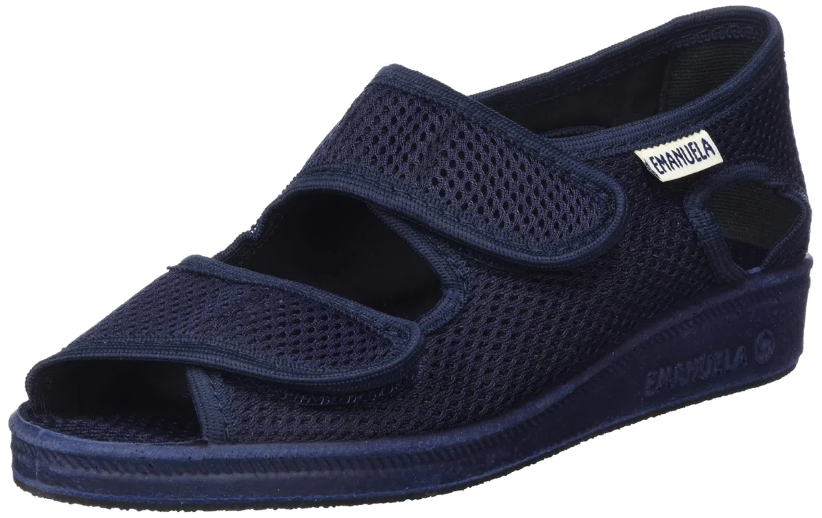 EMANUELA 663 Pantofole Donna Color Nero