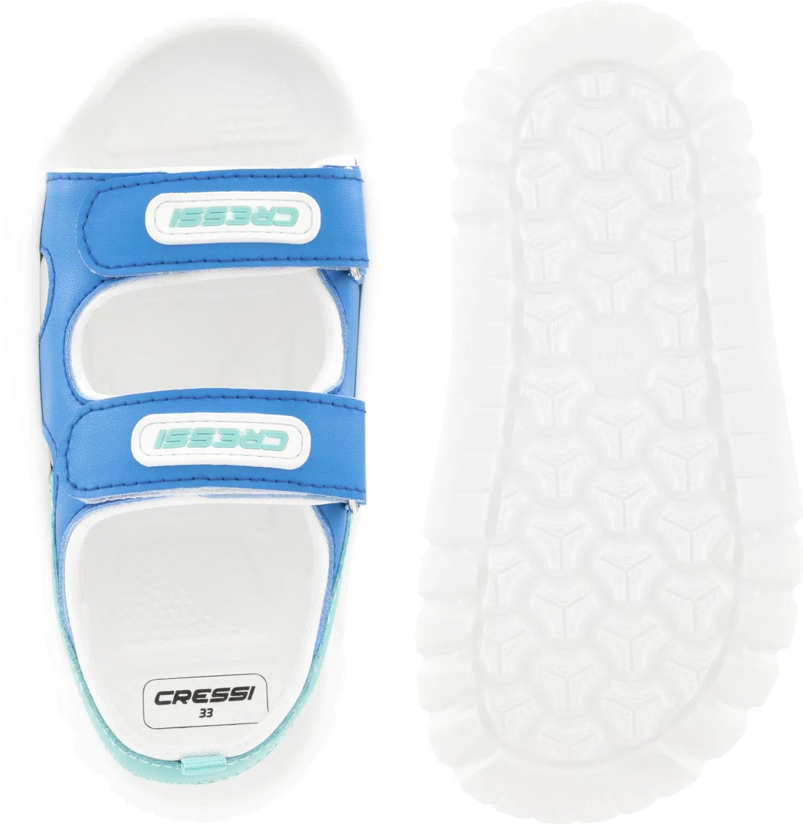 Cressi Tabby Kid Sandals Eleganti Sandali Leggeri Sportivi Spiaggia Bambina e Bambino. Cinturino Chiusura Doppio Strappo. Ideali per Casa Mare Piscina TrackingBambini e ragazzi