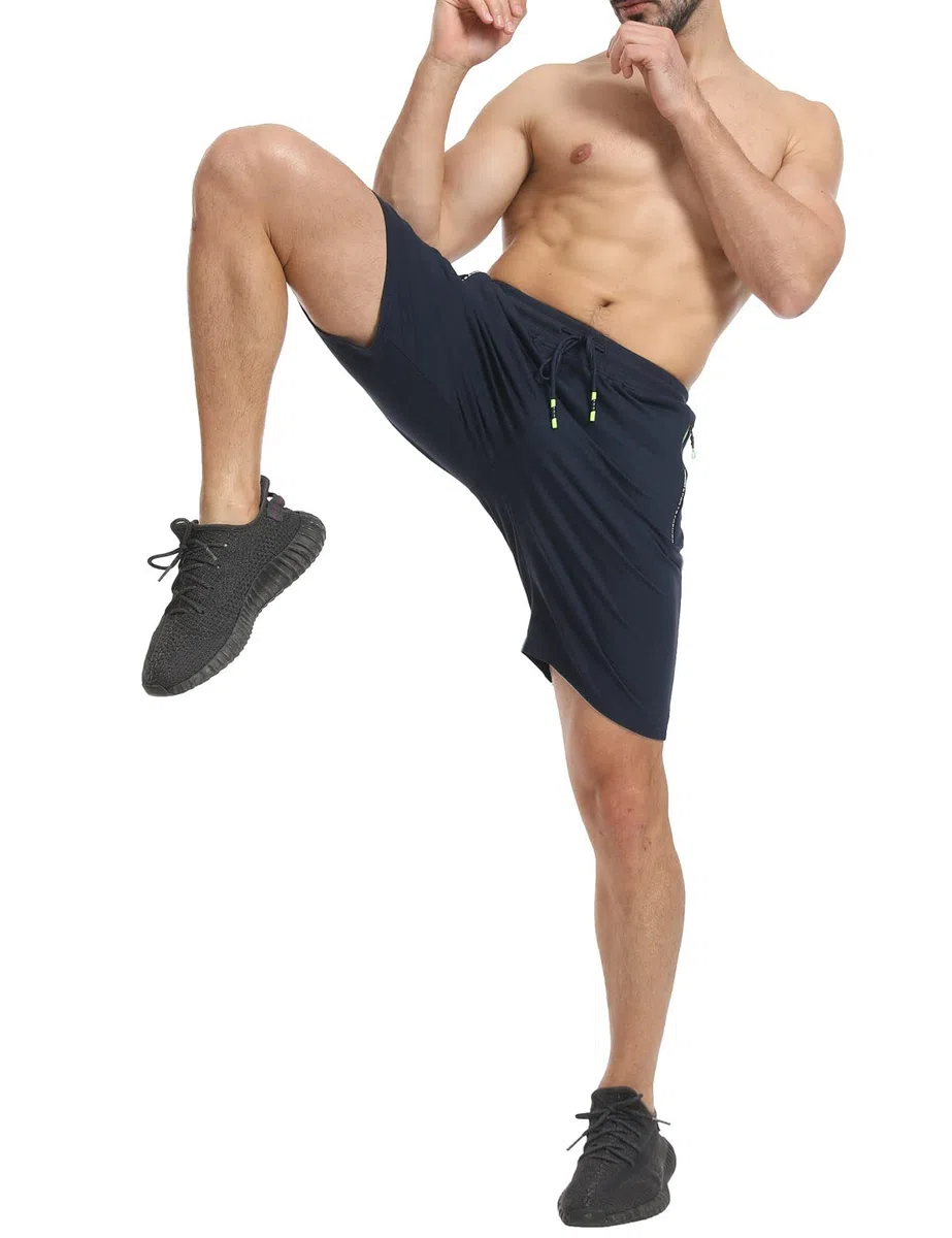 JustSun Pantaloncini Uomo Shorts Sportivi con Tasche con Zip