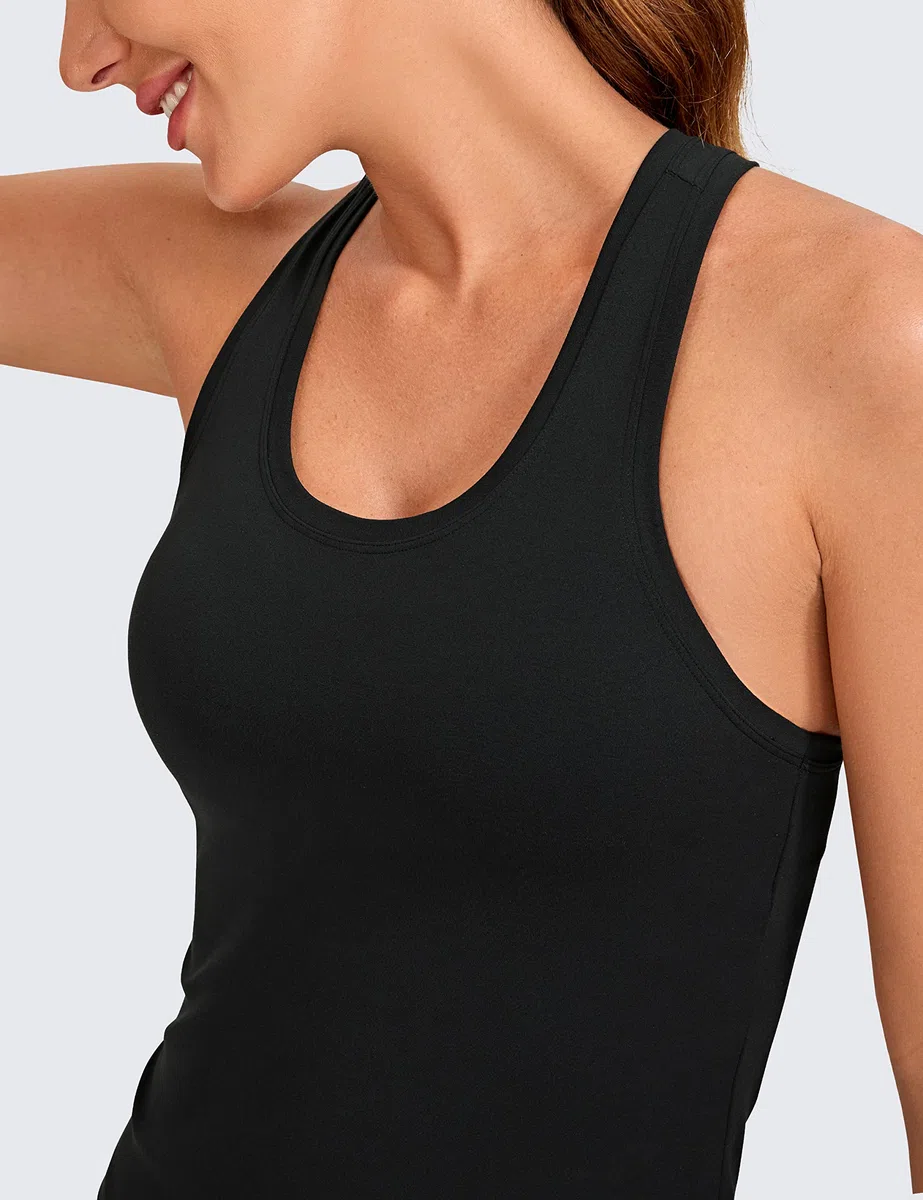 CRZ YOGA Butterluxe Canotta da Donna Top da Allenamento Senza Maniche Maglietta Atletica