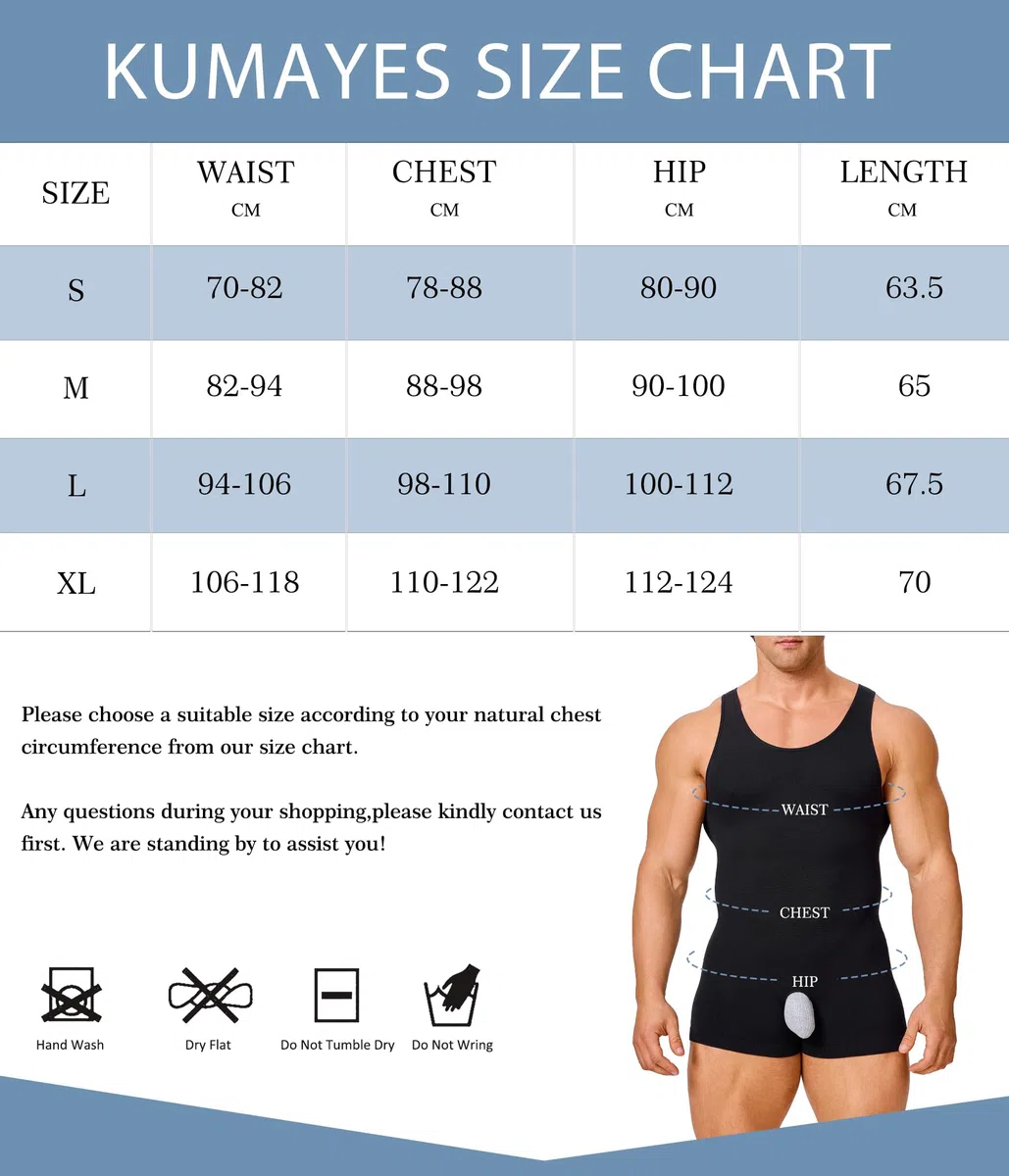 KUMAYES Compressione Uomo Shapewear Canottiere Contenitiva Snellente Intimo Modellante Dimagrante Senza Cuciture Fascia Pancia Sportivo Fitness Magliett
