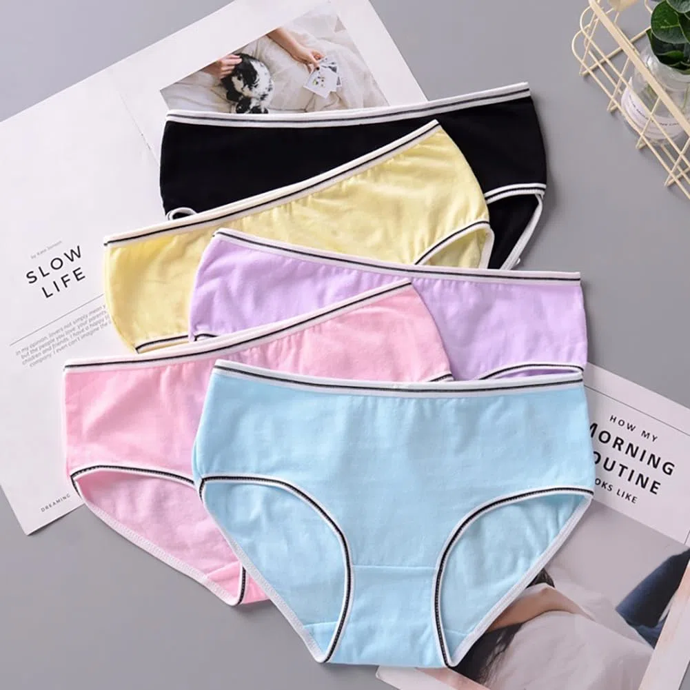 JackLoveBriefs Slip Ragazza Cotone Mutande Ragazza 8-16 Anni Pacco da 12,Multicolore