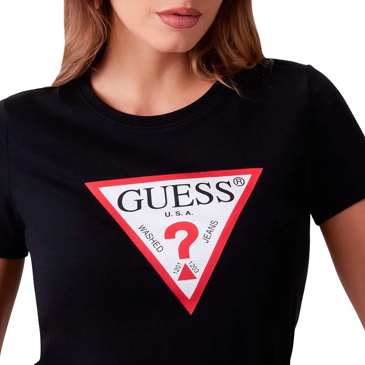 Guess SS CN Original Tee T-Shirt Donna (Confezione da 1)