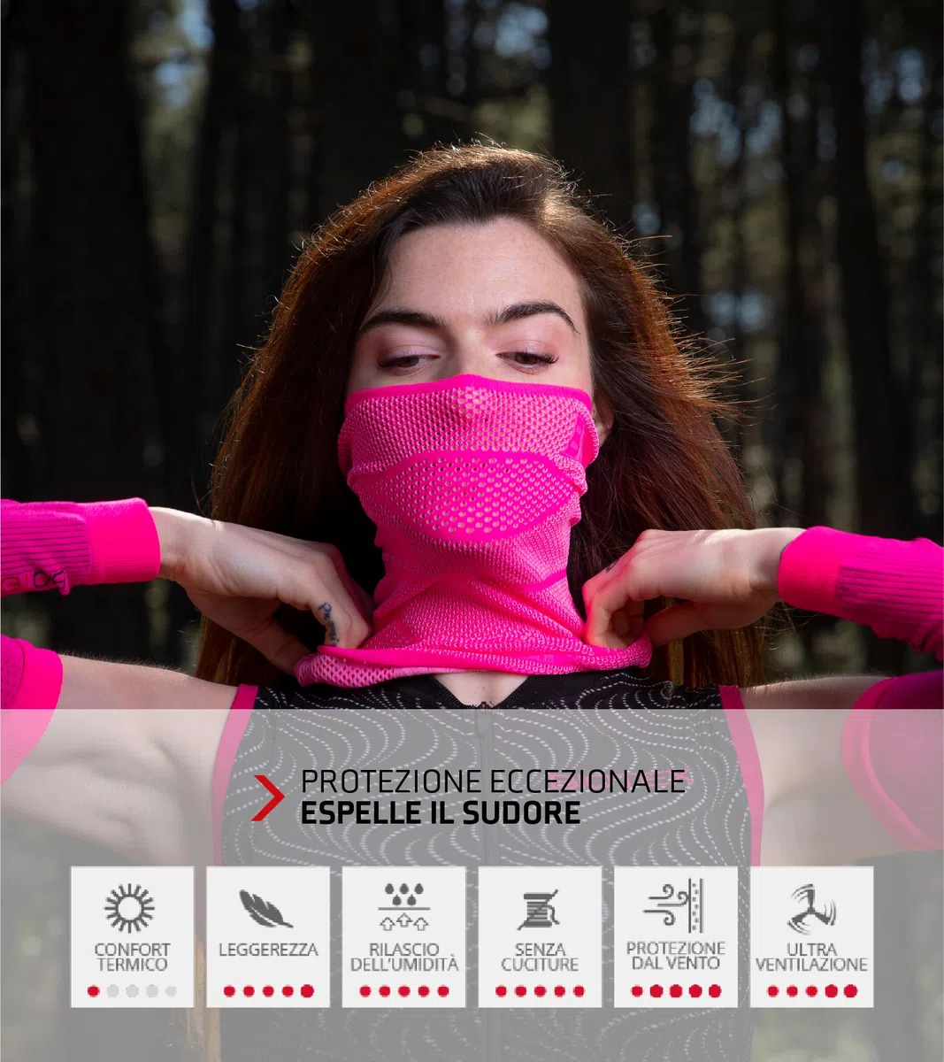BIOTEX Tubolare Summerlight Multifunzione Ultraleggero, Fascia Paracollo Leggera e Traspirante per ogni Sport, Intimo Tecnico Sportivo