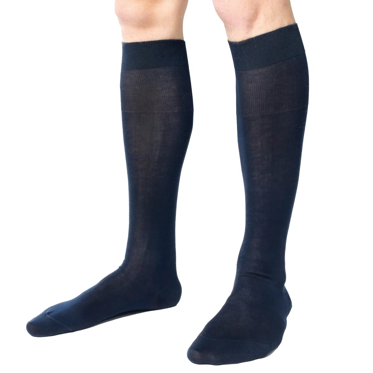 Ciocca Calze uomo lunghe, pregiato cotone 100% FILO DI SCOZIA - Calzini 6 Paia - tre taglie - Resistenti - Eleganti