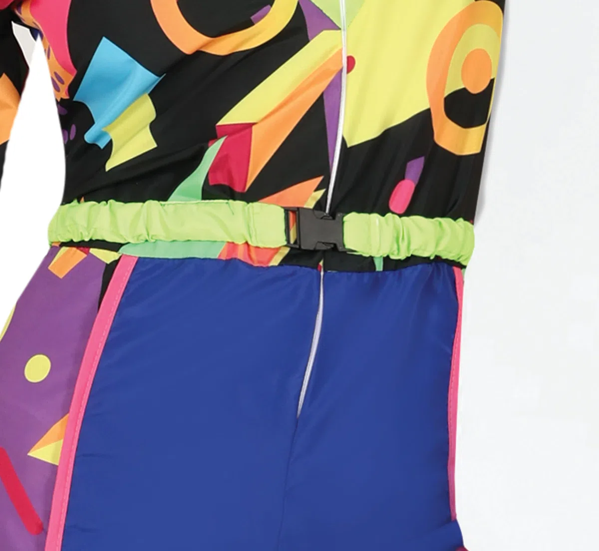 FIESTAS GUIRCA Tuta da Sci retrò da Donna - Tuta da Sci Colorata Anni '80 Complessivamente Divertente Costume da Donna - Tuta da Snowboarder Sciatore Anni '90 Donna